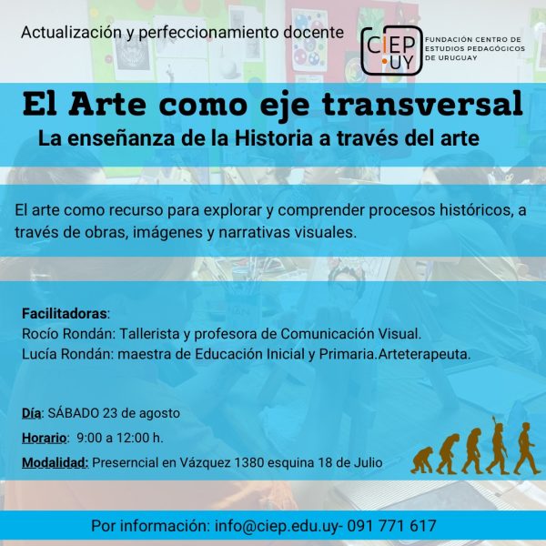 El ARTE como eje transversal - INSCRIPCIONES ABIERTAS - Imagen 2