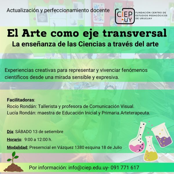 El ARTE como eje transversal - INSCRIPCIONES ABIERTAS - Imagen 3